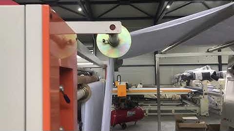 Richpeace Computerized Multi-needle Chain Stitch Quilting machine with automatic cutter无梭多针绗带裁切机