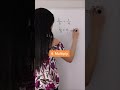How to divide fractions shorts math maths mathematics