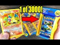 1 of 3000 CHANCE OF A CHARIZARD BASE SET PULL! Opening Pokemon Cards From Dollar General Packs