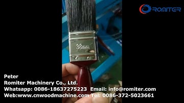 Full Automatic Paint Brush Ferrule and Wooden Handle Installing and Nailing Machine