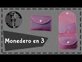 Cómo fabricar un monedero de forma artesanal ( monedero en 3) D.I.Reyes