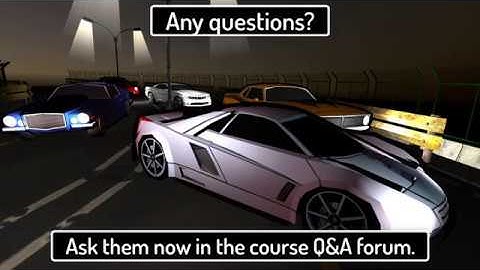 Developing a Racing Game in Unity - Creating a Unity Project Sample Video