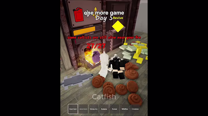 わあ、新しい無限弾薬だ😂 #99nightintheforest #roblox #usa