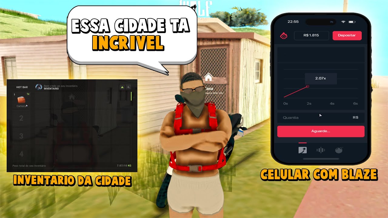 O Melhor Servidor Roleplay para PC FRACO GTA RP MTA:SA (SANTA CRUZ ROLEPLAY)  