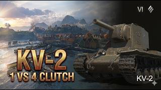 KV-2 Like A Big Boss! (Epic 1 VS 4 Clutch & 7 Kills) | Replay ID : BearDarthMaul