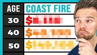 Coast FIRE by Age 30, 40 and 50 (2024)