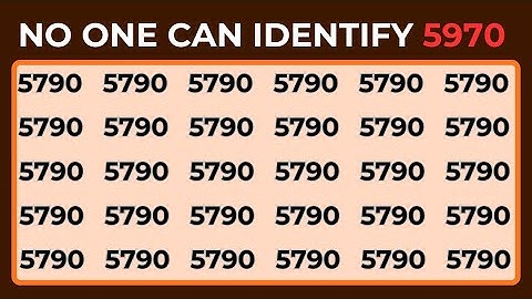 Test Your Observation Skill! Spot The Odd Numbers and Letters