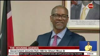 The Government has signed a deal for the construction of 4500 houses in shauri moyo