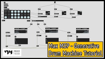 Max MSP Tutorial: How to create a Generative Drum Machine