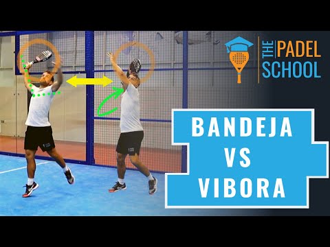 DIFFERENCE between Bandeja vs Vibora! PADEL SMASHES