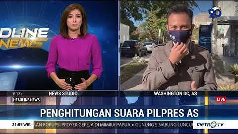 Laporan Langsung VOA untuk Metro TV: Penghitungan Suara Pilpres AS, Trump vs Biden