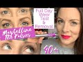 REPLACE FALSIES?! | Maybelline The Falsies Lash Lift Mascara All Day Wear Test &amp; Removal | UK Review