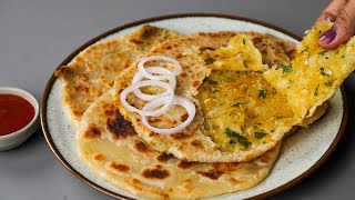 Onion Paratha Recipe | Pyaz Paratha Recipe | Dhaba Style Homemade Pyaz Paratha Recipe