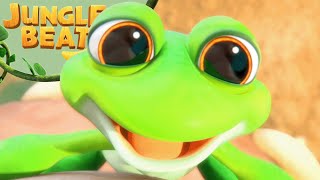 Ribbert the Frog was Saved! | Walk This Way | Jungle Beat: Munki & Trunk | Kids Cartoon 2024