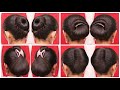 Easy and unique hairstyle for daily use  new beautiful cute bun hairstyle for girls by self