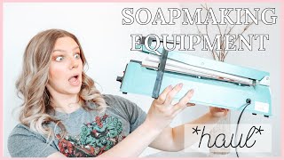 SOAP MAKING SUPPLIES | new equipment for my handmade business