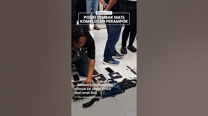 Detik-detik Dramatis Polisi Tembak Mati Komplotan Perampok di Sidoarjo, Sempat Diintai Selama 3 Hari