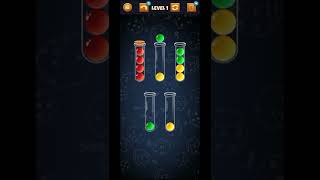 Bubble sort color puzzle game in mobile. #shorts #jangelabd #Bubblesortcolor screenshot 3
