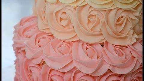 How To Make Easy Buttercream Rosettes : Cake Decorating For Beginners