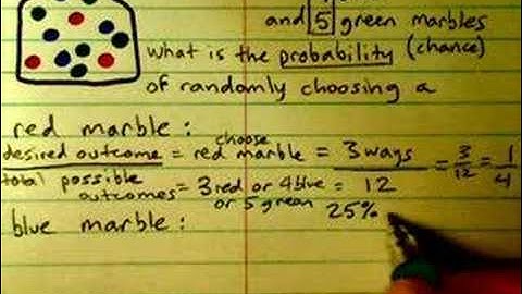 marble probability