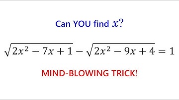 This Radical Equation is EASIER Than it Looks — If You Know This Trick!