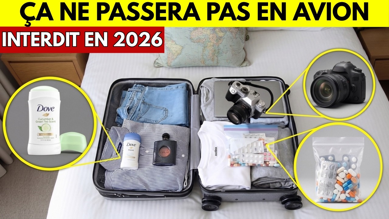 24 objets interdits dans les bagages en soute en 2026 (inspection immédiate de votre valise)