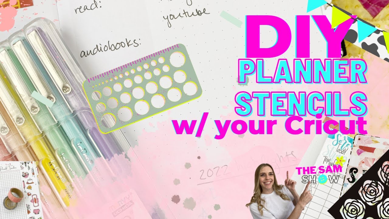 How to make Planner Stencils with Your Cricut 