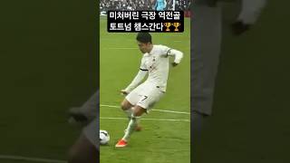 손흥민의 미쳐버린 대 역전골 폭발!! 이 골로 토트넘은 챔스에 갑니다.