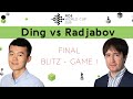 Ding Liren - Radjabov | Tiebreak | Blitz 1 | FIDE World Cup 2019 |