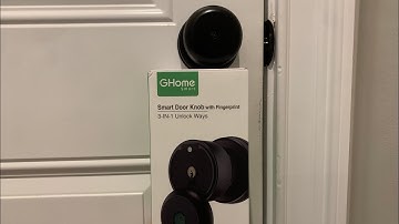 G-Home Smart Doorknob Unboxing, Installation, and review