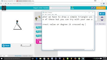 Code.org-[Draw A Simple triangle]