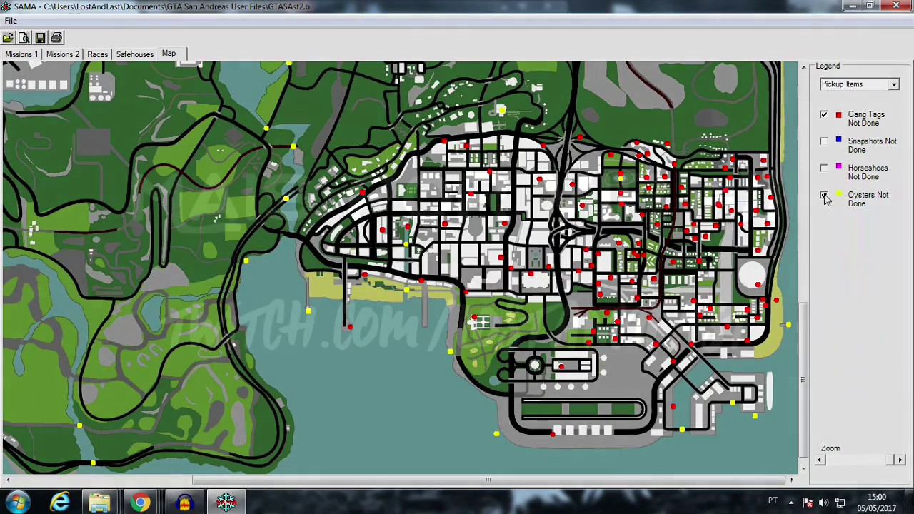 GTA San Andreas: Mapa com a localização das 100 pichações do jogo -  Millenium