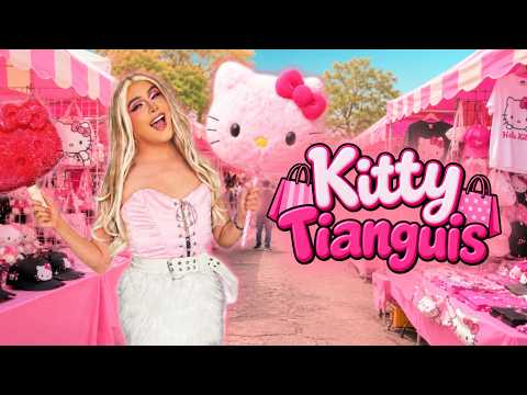 Cazando tesoros en el TIANGUIS de HELLO KITTY! | Demi Cervantes