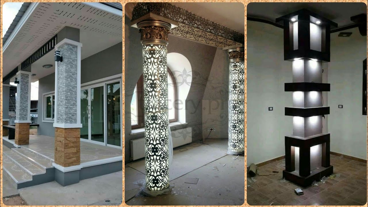 Modern Column Decoration Ideas 2022 | Living Room Column ...