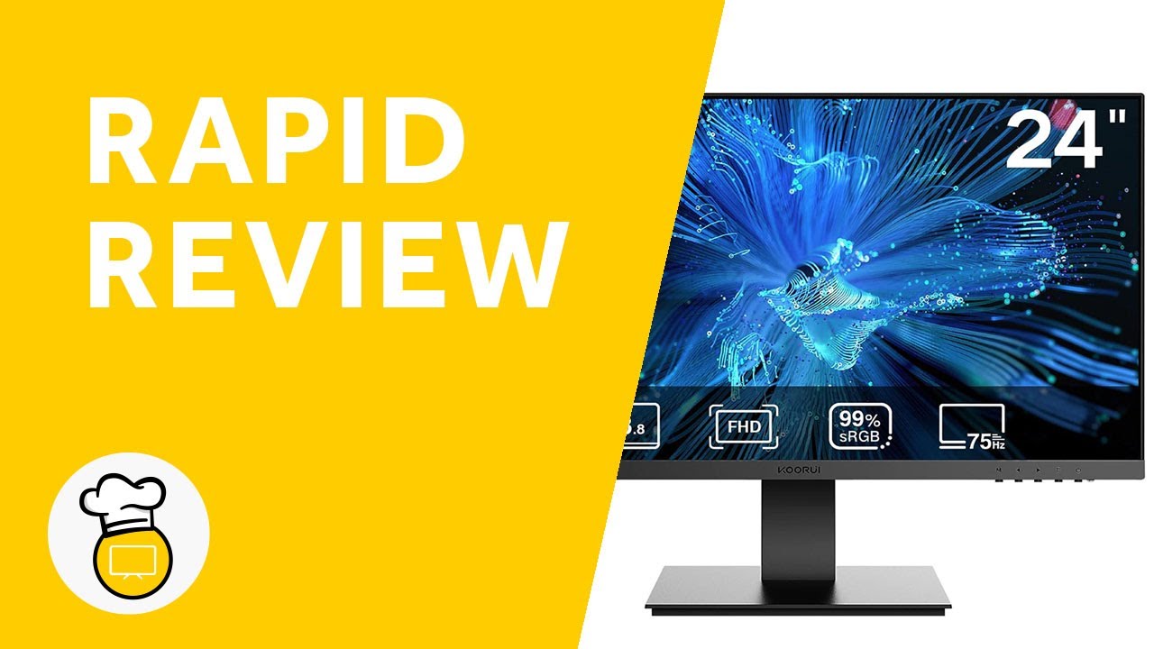 KOORUI 24 Inch Gaming Monitor 165Hz Quick Overview!