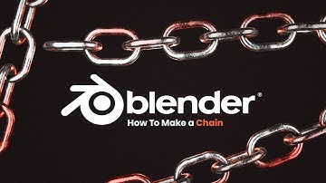 🔥 Create a Realistic Chain in Blender – Easy & Fast Tutorial! 🔗✨