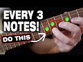 Do This AFTER Every 3 Notes: BETTER Solos & Riffs (INSTANT RESULTS!)