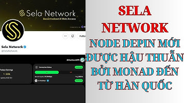 SELA NETWORK ! NODE DEPIN TỪ HÀN QUỐC, ĐƯỢC HẬU THUẨN BỞI MONAD, CHỈ CÓ TRÊN PC VÀO SỚM LẤY LỢI THẾ