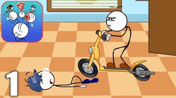 Stickman Stories : Stealing The Diamond - Gameplay Walkthrough Part 1 All Levels (Android & iOS)