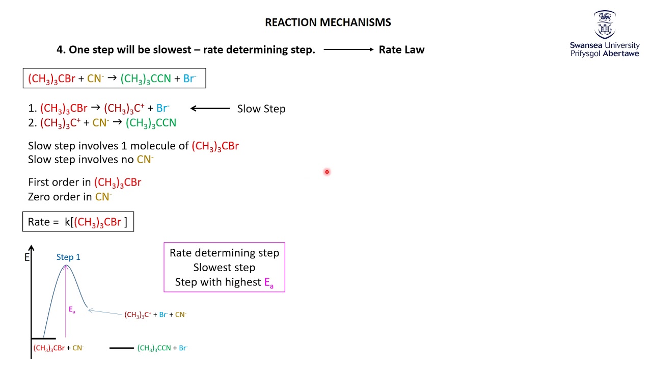 Foundation Rate of Reaction 4c The Rate Determining Step YouTube