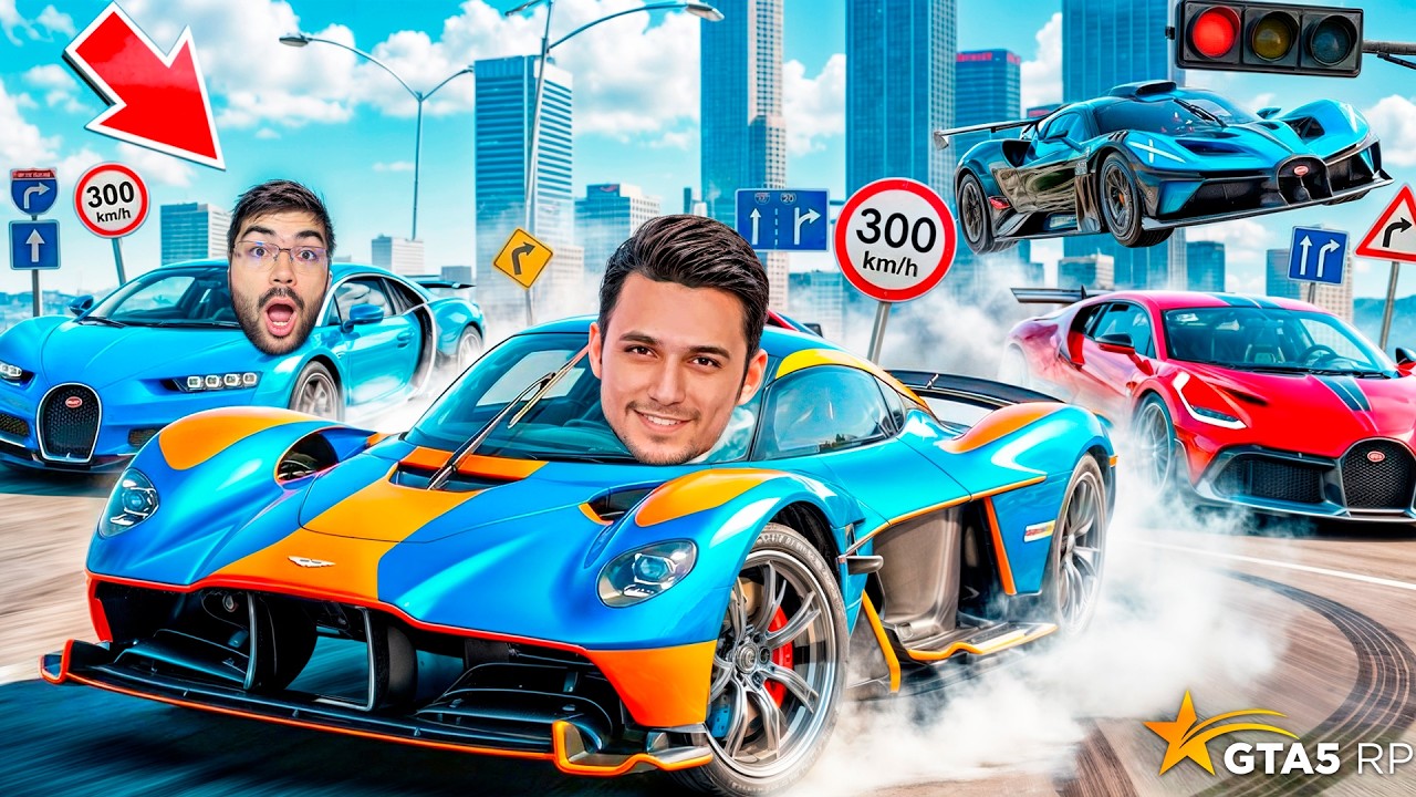 YANGI MASHINALARDA POYGA VA POKAZ SHOU! NAXOTKI BUGATTI YUTQZSA?! GTA 5RP