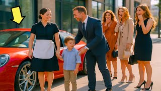 Zengi̇n Kadinlar Garsoni̇yerle Ve Oğluyla Alay Edi̇yor Ama Mi̇lyoner Kocasi Geldi̇ği̇nde