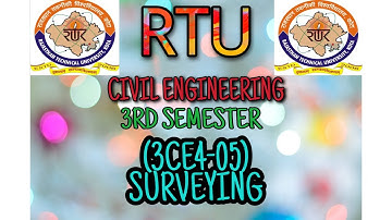 B.TECH ||Dec.2018||3rd sem||Surveying||C.E. Branch|| RTU