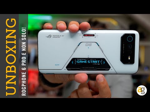 UNBOXING Rogphone 6pro GAMING! E non solo