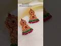 Gold ethnic style earrings studs #ethnic #fashion #immitationjewellery #gold #jewelry