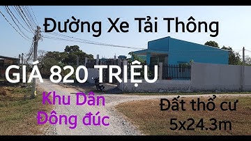 ĐẤT ĐỨC HÒA !  ĐƯỜNG XE TẢI THÔNG !  KHU DÂN CƯ HIỆN HỮU ĐÔNG ĐÚC !  LH:[ 0977878733].