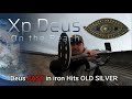 Metal Detecting the Beach XP Deus and HF Elliptical coil Deus FAST in iron Hits OLD SILVER