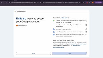 Google OAuth Verification Video - By FinBoard