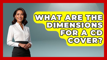 What Are The Dimensions For A CD Cover? - Graphic Design Nerd