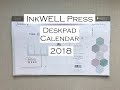 InkWELL Press -2018- Desk Pad / Wall Calendar @ Office Depot!